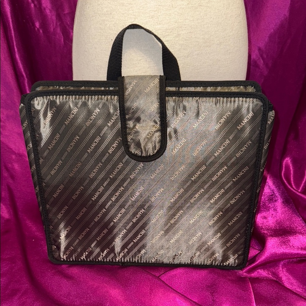 Mancini Black and Gray Tote/laptop Bag like new